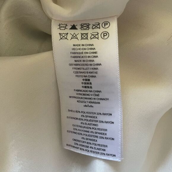 Michael Kors Long Sleeve Colorblock Sheath Dress Black White Size 12 - Picture 8 of 8